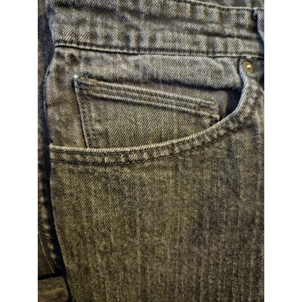 Volcom Solver Jeans Modern Fit Denim Men's Size 36 X 29 Black Straight (37x29)** - Picture 12 of 15